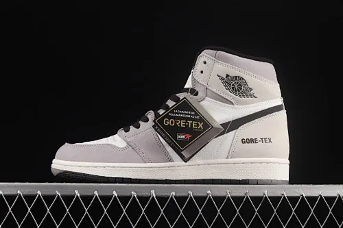 All categories Air Jordan Jordan series basketball shoes Air Jordan 1 High Air Jordan 1 Retro AJ1 Joe 1 premium white gray 3M reflective high-top basketball shoes DB2889-100